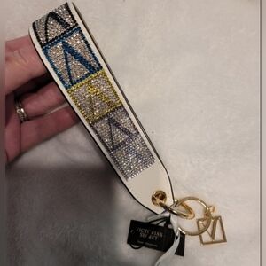 Victoria's Secret White and Multicolor Keychain